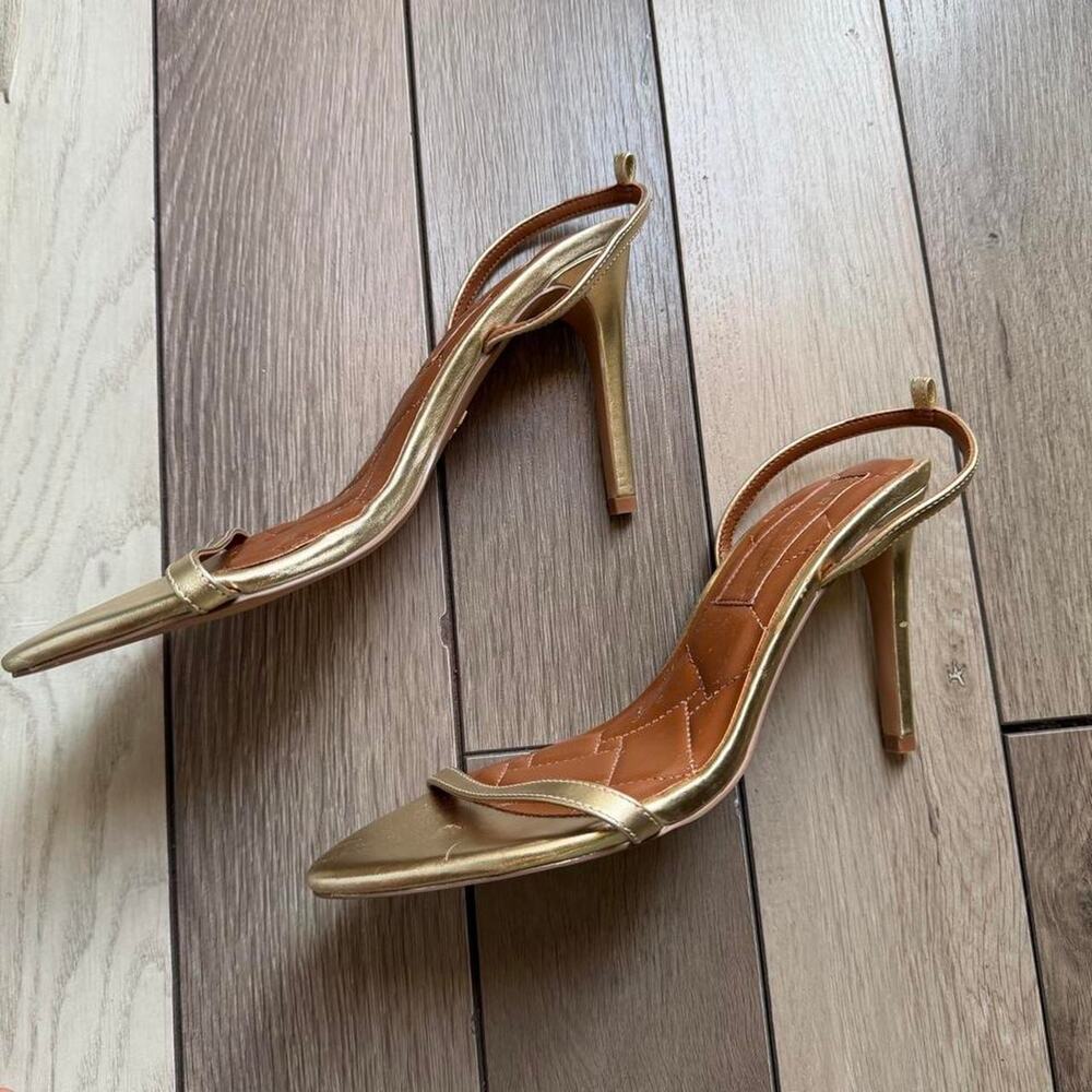 Kurt geiger london gold slingback - Picture 5 of 6